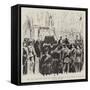 The Late Comte De Paris, the Funeral Ceremony in the Chapel at Weybridge-null-Framed Stretched Canvas