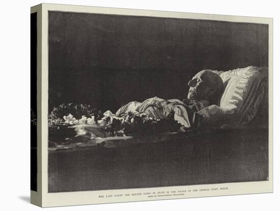 The Late Count Von Moltke Lying in State in the Palace of the General Staff, Berlin-null-Stretched Canvas