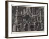 The Late Czar Alexander III Lying in State at the Cathedral of St Michael the Archangel-Amedee Forestier-Framed Giclee Print