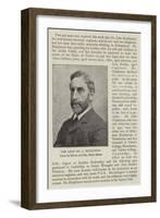 The Late Dr J Hopkinson-null-Framed Giclee Print