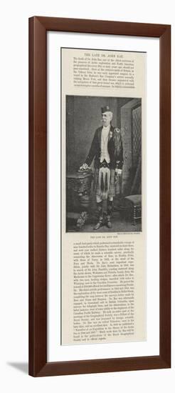 The Late Dr John Rae-null-Framed Premium Giclee Print