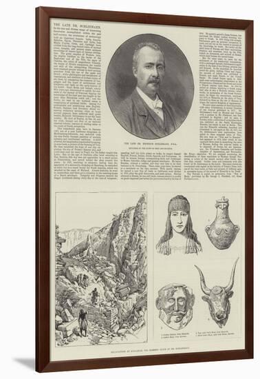 The Late Dr Schliemann-null-Framed Giclee Print