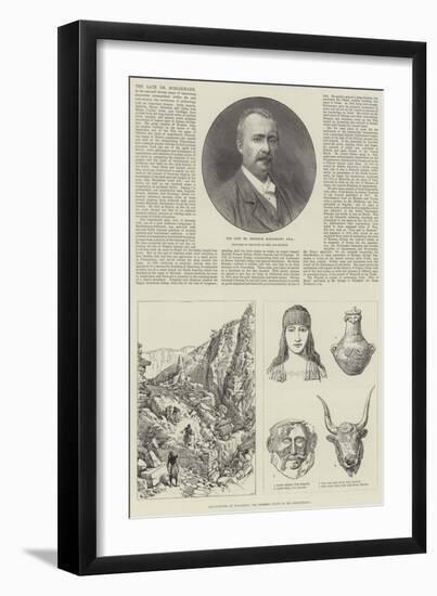 The Late Dr Schliemann-null-Framed Giclee Print