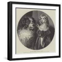 The Late Duchess of Teck as a Child-Edwin Landseer-Framed Giclee Print