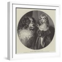 The Late Duchess of Teck as a Child-Edwin Landseer-Framed Giclee Print