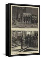 The Late Duke of Albany, the Funeral in St George's Chapel, Windsor, 5 April-null-Framed Stretched Canvas