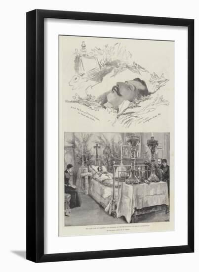 The Late Duke of Clarence and Avondale-William 'Crimea' Simpson-Framed Giclee Print