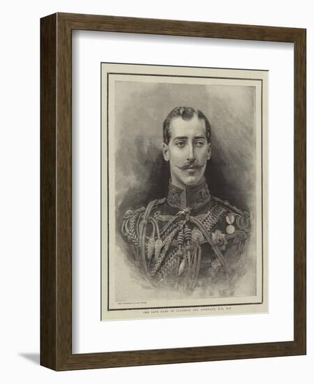 The Late Duke of Clarence and Avondale-null-Framed Giclee Print