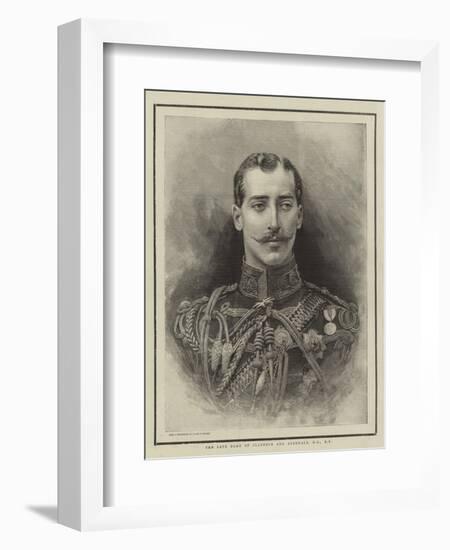 The Late Duke of Clarence and Avondale-null-Framed Giclee Print