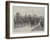 The Late Duke of Clarence, Funeral Procession from Sandringham Church to the Railway Station-Richard Caton Woodville II-Framed Giclee Print