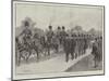 The Late Duke of Clarence, Funeral Procession from Sandringham Church to the Railway Station-Richard Caton Woodville II-Mounted Giclee Print