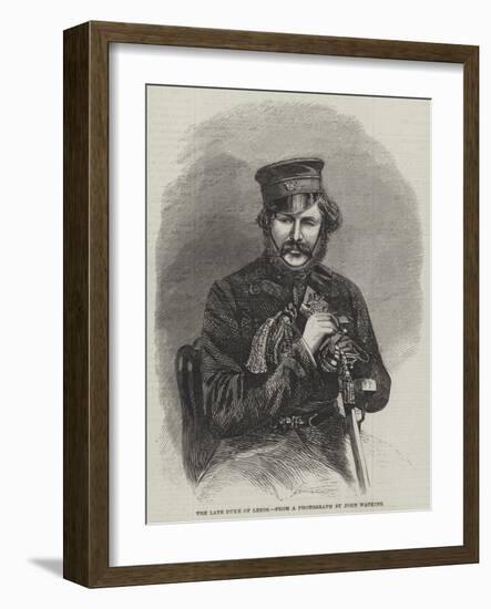 The Late Duke of Leeds-null-Framed Giclee Print