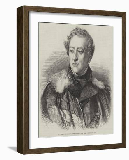 The Late Duke of Northumberland-null-Framed Giclee Print