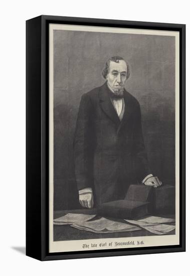 The Late Earl of Beaconsfield, Kg-William Biscombe Gardner-Framed Stretched Canvas