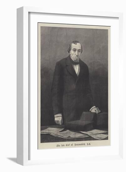 The Late Earl of Beaconsfield, Kg-William Biscombe Gardner-Framed Giclee Print