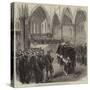 The Late Earl of Derby, the Funeral in Knowsley Church-null-Stretched Canvas