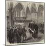 The Late Earl of Derby, the Funeral in Knowsley Church-null-Mounted Giclee Print