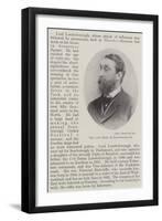 The Late Earl of Londesborough-null-Framed Giclee Print