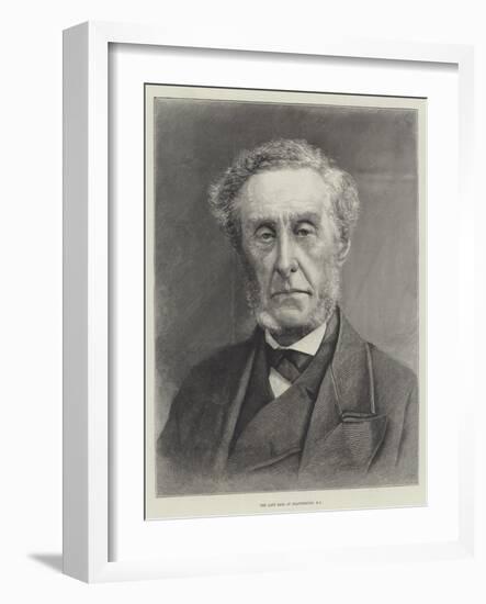 The Late Earl of Shaftesbury, KG-null-Framed Giclee Print
