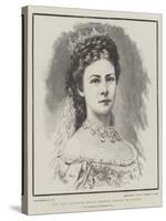 The Late Elizabeth Emelie Eugenie, Empress of Austria-null-Stretched Canvas