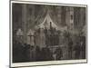 The Late Emperor of Russia Lying in State in the Church of St Peter and St Paul-null-Mounted Giclee Print