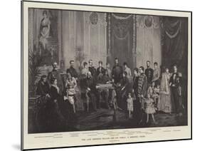 The Late Emperor William and His Family, a Memorial Scene-null-Mounted Giclee Print