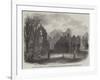 The Late Fire at Campden House, View of the Garden Front, Showing the Remains of the Theatre-Edmund Morison Wimperis-Framed Giclee Print