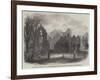 The Late Fire at Campden House, View of the Garden Front, Showing the Remains of the Theatre-Edmund Morison Wimperis-Framed Giclee Print