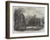 The Late Fire at Campden House, View of the Garden Front, Showing the Remains of the Theatre-Edmund Morison Wimperis-Framed Giclee Print