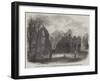 The Late Fire at Campden House, View of the Garden Front, Showing the Remains of the Theatre-Edmund Morison Wimperis-Framed Giclee Print