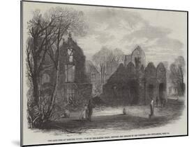 The Late Fire at Campden House, View of the Garden Front, Showing the Remains of the Theatre-Edmund Morison Wimperis-Mounted Giclee Print