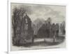 The Late Fire at Campden House, View of the Garden Front, Showing the Remains of the Theatre-Edmund Morison Wimperis-Framed Giclee Print