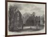 The Late Fire at Campden House, View of the Garden Front, Showing the Remains of the Theatre-Edmund Morison Wimperis-Framed Giclee Print