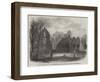 The Late Fire at Campden House, View of the Garden Front, Showing the Remains of the Theatre-Edmund Morison Wimperis-Framed Giclee Print