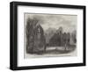 The Late Fire at Campden House, View of the Garden Front, Showing the Remains of the Theatre-Edmund Morison Wimperis-Framed Giclee Print