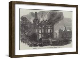 The Late Fire at the Patent Candle Factory, Coxside, Plymouth-null-Framed Giclee Print