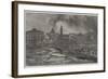 The Late Flood of the Arno at Florence-Edward William Cooke-Framed Giclee Print