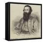 The Late General J E B Stuart, of the Army of the Confederate States-null-Framed Stretched Canvas