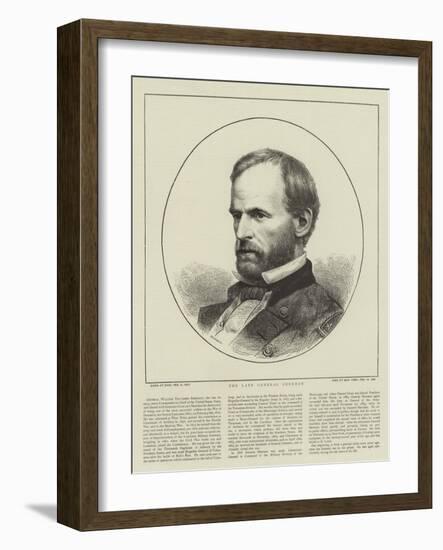 The Late General Sherman-null-Framed Giclee Print