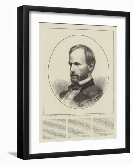 The Late General Sherman-null-Framed Giclee Print