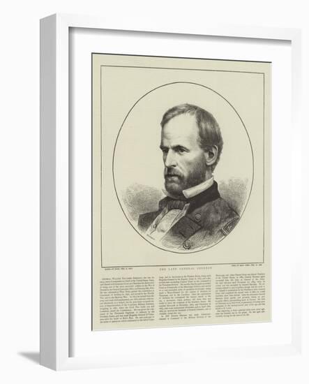 The Late General Sherman-null-Framed Giclee Print