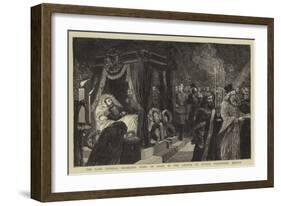 The Late General Skobeleff Lying in State in the Church of Tryech Swjatitelei, Moscow-Charles Joseph Staniland-Framed Giclee Print