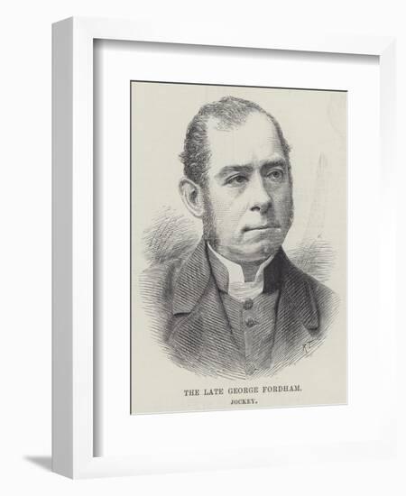 The Late George Fordham, Jockey-null-Framed Giclee Print