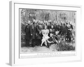 The Late Grand Duke Sergius and His Staff-null-Framed Photographic Print