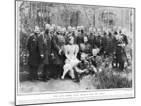 The Late Grand Duke Sergius and His Staff-null-Mounted Photographic Print