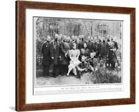 The Late Grand Duke Sergius and His Staff-null-Framed Photographic Print