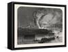 The Late Great Fire at Constantinople, Istanbul, Turkey, 1865-null-Framed Stretched Canvas