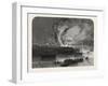 The Late Great Fire at Constantinople, Istanbul, Turkey, 1865-null-Framed Giclee Print