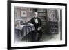 The Late Hans Christian Andersen in His Study, C1850-1875-Hans Christian Andersen-Framed Giclee Print