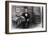 The Late Hans Christian Andersen in His Study, C1850-1875-Hans Christian Andersen-Framed Giclee Print
